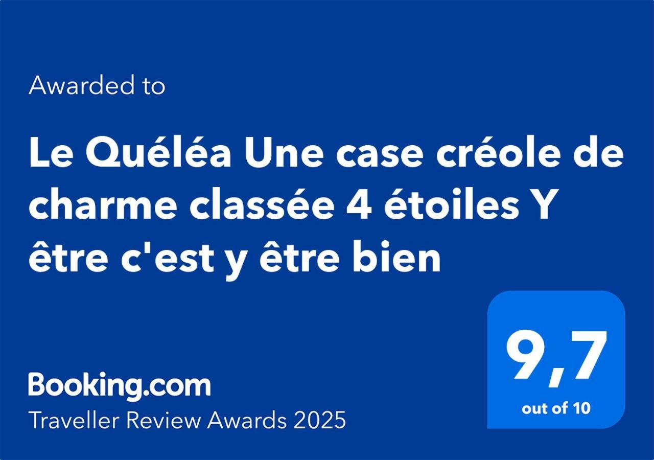 Noël Le Quelea Une Case Creole De Charme Classee 4 Etoiles Y Etre C'Est Y Etre Bien מראה חיצוני תמונה